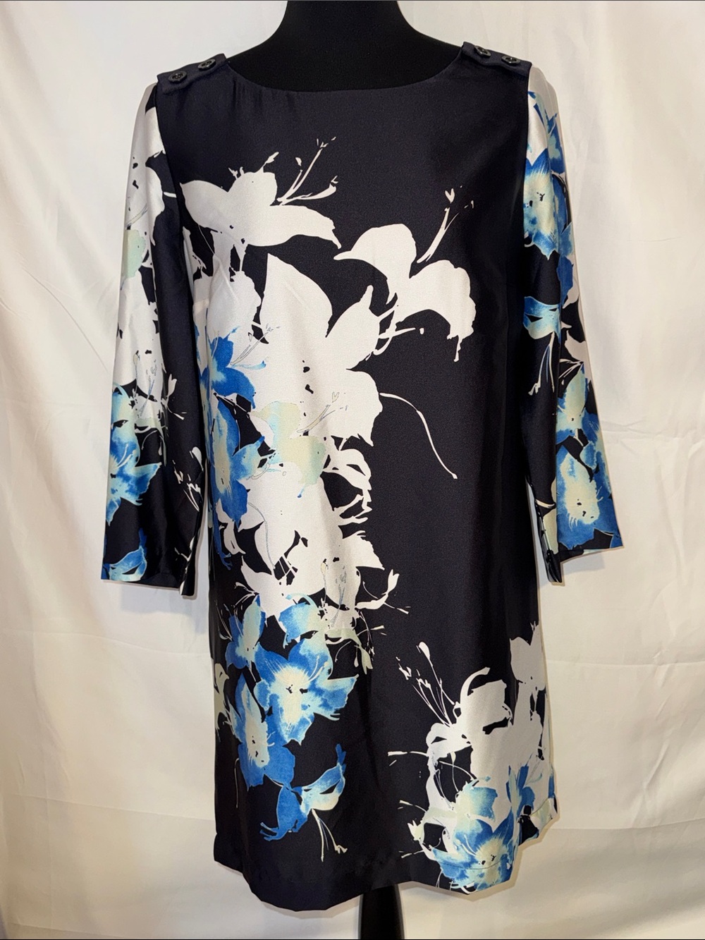 The Limited Luxe Collection Navy Blue Floral Dress